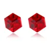 Clip op oorbellen Crystal Cubic Zirconia Cube Magneet Studs Oor Ringen Niet-doorboorde Magnetische Mode-sieraden Drop Ship
