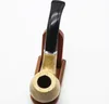 Classic nostalgia Pipes short pipe, portable tobacco bucket, solid wood bent circulating filter pipe.