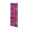 Hot sell 20 Pocket Non-woven Fabric Over the Door Shoe Organizer Space Saver Rack Hanging Storage Hanger