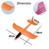 Led lamp EPP schuim hand gooien vliegtuig model launch glider vliegtuigen cyclotron kids vliegende speelgoed beste gift flitsen buiten