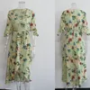 Robe d'été dos nu sexy col V Robe maxi bohème imprimé fleuri évider Robe longue femme irrégulière Robe vintage femme