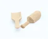 200pcs/lot Mini Wooden Scoops Bath Salt Powder Spoon Bath Shower SPA Tool Bath Salts Candy Laundry Detergent Powder Spoon SN1476