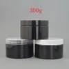 300g x 24 pot de crème cosmétique noir vide avec bouchon à visser 10 bouteilles de poudre de récipient de parfum solides oz