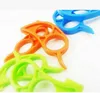 1000 stks Leuke Muisvorm Citroenen Oranje Citrus Opener Peeler Remover Slicer Cutter Snel Strippen Keukengereedschap Fruit Huid Remover Mes