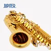 Musikinstrument Neues Taiwan JUPITER JAS-500Q Alto Eb Tune Saxophon Goldlack Sax mit Koffer Mundstück Professioneller kostenloser Versand