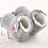 Baby Girl Winter Snow Boots Crochet Knit Fleece Shoes Toddler Wool Infant Warm Soft Sole First Walkers Cotton Bottom