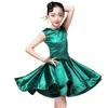 flamengo spandex rumba samba children skirt salsa tango dancing ballroom latin dance dress for girls latin salsa dress girl kids