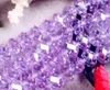 100 pcs Elegant Purple Crystal Gemstone Loose Beads 6 mm