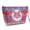 Women Portable Owl Cosmetic Case Pouch Zip Toiletry Organizer Travel Makeup Make Up Wash Storage Makeup Pouch coin purse money bags