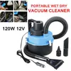 12V Wet Dry Canister Vacuum Cleaner 4L for Car Caravan Van Boat Inflater for Toy Powerful Suction Low Noise Compact Lightweight