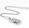 TO MY Daughter Stainless Steel Necklace Engrave Name Love Dad ID Tag Necklaces Customized Logo Family Jewelry