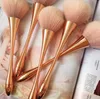 10 pcs escova blush Pequena cintura bonita Cálice escova cosmética tamanho extra-grande Compõem escova frete grátis