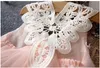 Retail Baby Girl Lace Tulle Princess Dress Kids Pärlade spets Gace Dresses Girls Sleeveless Vest Dress Lovely Children Lace Net Yar5382040