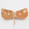 Releases Silicone Push Up Strapless Osynlig Bra Bröststöd Stödställning Korrigkorg Skulpturband för Lady