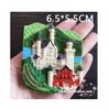 Europa München Duitsland Berlijn Toerisme Landschap Memorial Koelkast Magneet 3D Koelkast Magneet Sticker Travel Souvenir Decoratie