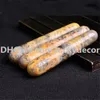 5 Unids Ocean Jasper Ágata Masaje Varita Stick Espiritual Reiki Curación Energía Cristal Generador Natural Ocean Jasper Mineral Espécimen 110mm Largo