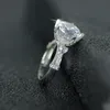 Bague de fiançailles de mariage en argent Sterling 925 véritable pour femmes, bague de luxe Vintage en diamant rond, bijoux en argent N64264D, nouvelle collection