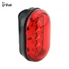 Rechargeable Safety Bike Rear Light Red Flashing LED with Belt Clip Easy to Install,Low Power Consumption