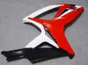 Red White Fairing Kit för Suzuki GSXR600 750 06 07 GSX-R600 750 GSXR 600 GSXR 750 K6 2006 2007 Fairings Set