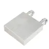 Bloc de refroidissement par eau en aluminium primaire 40*40mm pour refroidisseur d'eau liquide système de dissipateur de chaleur argent utilisation pour PC ordinateur portable CPU livraison gratuite