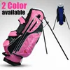 4-Way Children Lightweight Golf Rod Stand Bag Clubs Carry Organizer Storage Pouch With Shoe Compartment