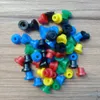 100pcs/lot 6 lokal kauçuk t Grommets Nipets Dövme Makinesi İğneleri için Kauçuk Gromlar Nipeller