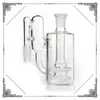 Glas Ash Catcher 14mm 18mm 18.8mm 14.4mm med duschhuvud Dropdown Recycler Glass Ashcatcher för glas Vattenrör Rökning Bongs Rökning Tillbehör Bubbler