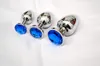 3 Sizes Small+Medium+Big Stainless Steel Anal Plug Set Anales Metal Jeweled Butt Plug Juguetes Anal Sex Toys For Couples Y18110106