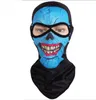 Tactische schedelmaskers Volledig gezicht Cover Balaclava Hoods Outdoor Cycling Skiing Ghost Skulls Scarf Halloween Party Mask Cap