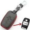 FLYBETTER Genuine Leather Smart Key Case Cover For Kia KX3KX5K3SRIOCeedCeratoOptimaK5SportageSorento Car Styling L726117561