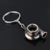 SUTI ORIGINALITAL METAL TURBO KEYCHAIN SLIEVE ROUTION SPINNING AUTO MODÈLE DE PIRDE TURBINE TURBOCHARGE CLÉ CLAGE CLÉE CLÉFOB CEYRING3474861