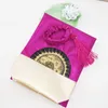 China knot Eco Wine Bottle Clothing Table Decoration Satin Wine Bags 100pcs/lot mix color