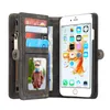Pour Iphone 6 6s Téléphone Sac Marque Caseme Zipper Portefeuille Étui En Cuir Couverture Flip Book Case Pour Iphone 6 Plus 6s Plus Coque