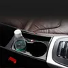 Koolstofvezel Auto Innerlijke Controle Versnellingspook Panel Water Bekerhouder Cover Trim strip Auto Styling sticker Voor Audi A4 B8 A5 Auto Acces246P