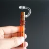 Colorful Glass Hand Oil Burner Water Pipes CONCENTRATE TASTER Wax Smoking Dabber Pipe