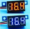 Pannello voltmetro digitale Mini DC 3.3-30V Pannello LED Display digitale Pannello voltmetro Voltmetro 4pc Voltimetro a luce colorata