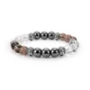 Natural stone Beaded strands bracelets Charm Lucky Silver Bracelet for men fashion jewelry will and sandy drop ship