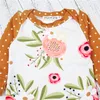 2018 printemps automne nouveau-né bébé filles tenues à manches longues t-shirts hauts + pantalons 2 pièces enfants vêtements ensemble Dot fleur imprimé t-shirts vêtements de sport