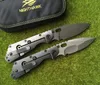 St Outdoor Gear SMF-mapp Titanhandtag D2 Blade Kopparbrickor Taktisk vikkniv Jaktöverlevnadskniv EDC Self Defense Tools