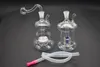 mini bang de barboteur en verre de haute qualité avec des plates-formes pétrolières Matrix perc recycleur bongs d'eau en verre pour fumer avec un tuyau et un tuyau de brûleur à mazout de 10 mm