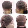 Ludzkie włosy peruki z grzywką boczną części koronki przodu bob bezkręgowy dziewiczy malezyjski racefront krótkie pełne koronki ludzkie włosy peruki dla dzieci
