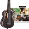 우쿨렐레 21 "Acoustic Ukelele Spruce 우쿨렐레 4 현 기타 기타 악기 (EQ 픽업 포함) 무료 배송