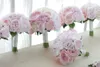 NEU Custom Custom Corean Style Wedding Bouquet Pink Pink Rose Braut Brautbrautjungfern Bouquet9678716