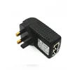 DC 48V 0.5A parede plug POE Injector Ethernet Adapter IP Phone / Camera UE Fonte de Alimentação ou US plugue