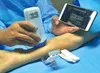 Mini scanner à ultrasons sans fil montrant l'image dans un smartphone/tablette via un transfert Wifi Batterie intégrée et remplaçable