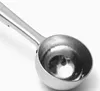 Universal Heathful Cooking Tool Stainless Ground Coffee Measuring Scoop Spoon Dual use Bag Sealing Clip Kitchen Good Helper