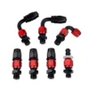 PQY - Black&Red Universal fpr AN6 Fitting EFI fuel pressure regulator For 7MGTE MKIII with hose line.Fittings.Gauge PQY7842BKRD