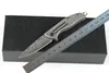 1 sztuk Nowy Mini Mały Nóż Składany Knife Kryzby Damaszek Stalowy Ostrze TC4 Titanium Uchwyt Outdoor EDC Kieszonkowe Noże xmas prezent