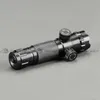 FIRE WOLF Tattico Regolare Red Dot Laser Sight Rifle Scope Con 2 Supporti Picatinny Weaver Rails Caccia Scopes Air Soft