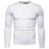 Maglione pullover slim fit Top alla moda da uomo con girocollo a maniche lunghe Misto cashmere di alta qualità lavorato a maglia Abbigliamento invernale da uomo in vendita